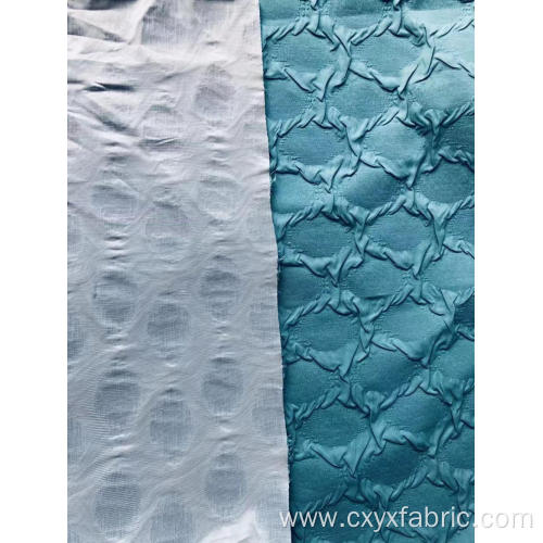 polyester microfiber combination bubble fabric